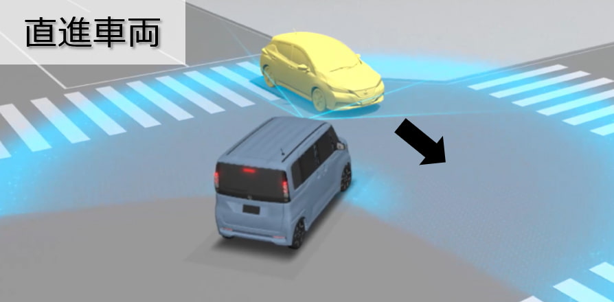 直進車両