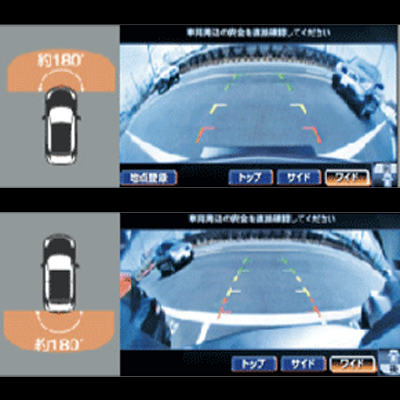アラウンドビューモニター（フロント／リアワイドビュー機能）