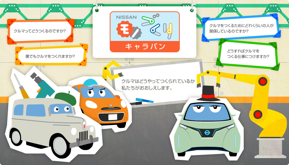 クルマはどうやってつくられているか私たちがおおしえします- 日産モノづくりキャラバン