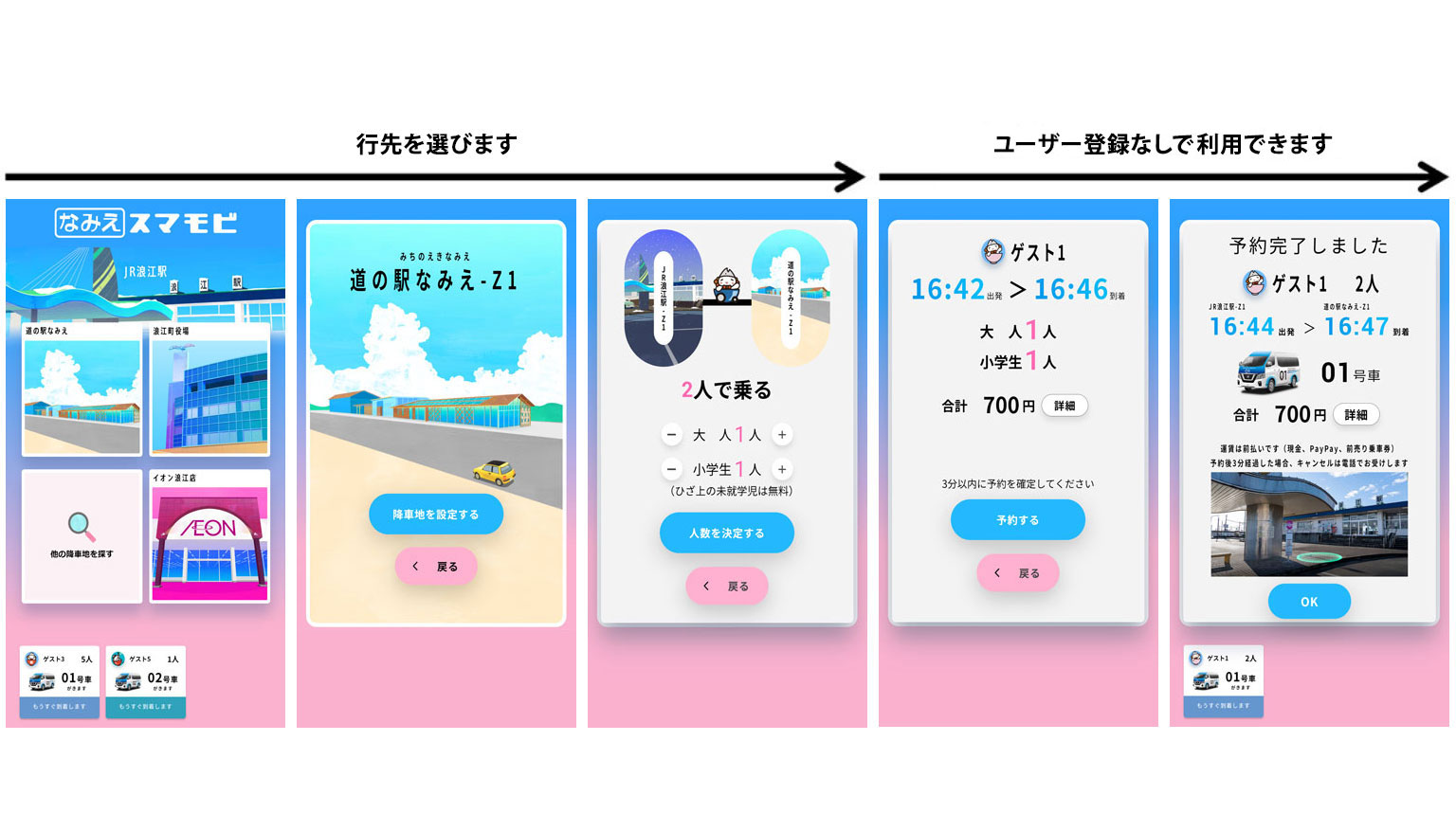 デジタル停留所のサイネージ