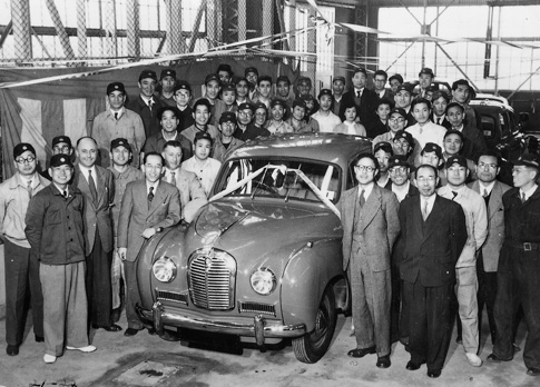 オースチンA40 サマーセットサルーン オフライン式 1953年4月