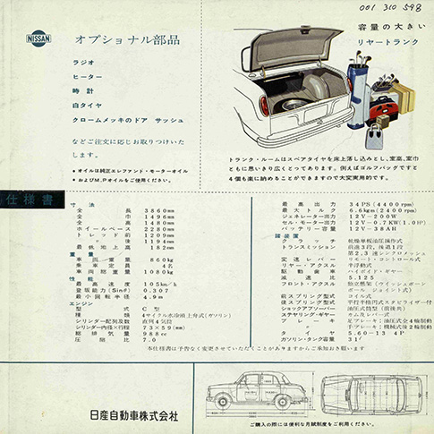 ダットサンブルーバード 310型